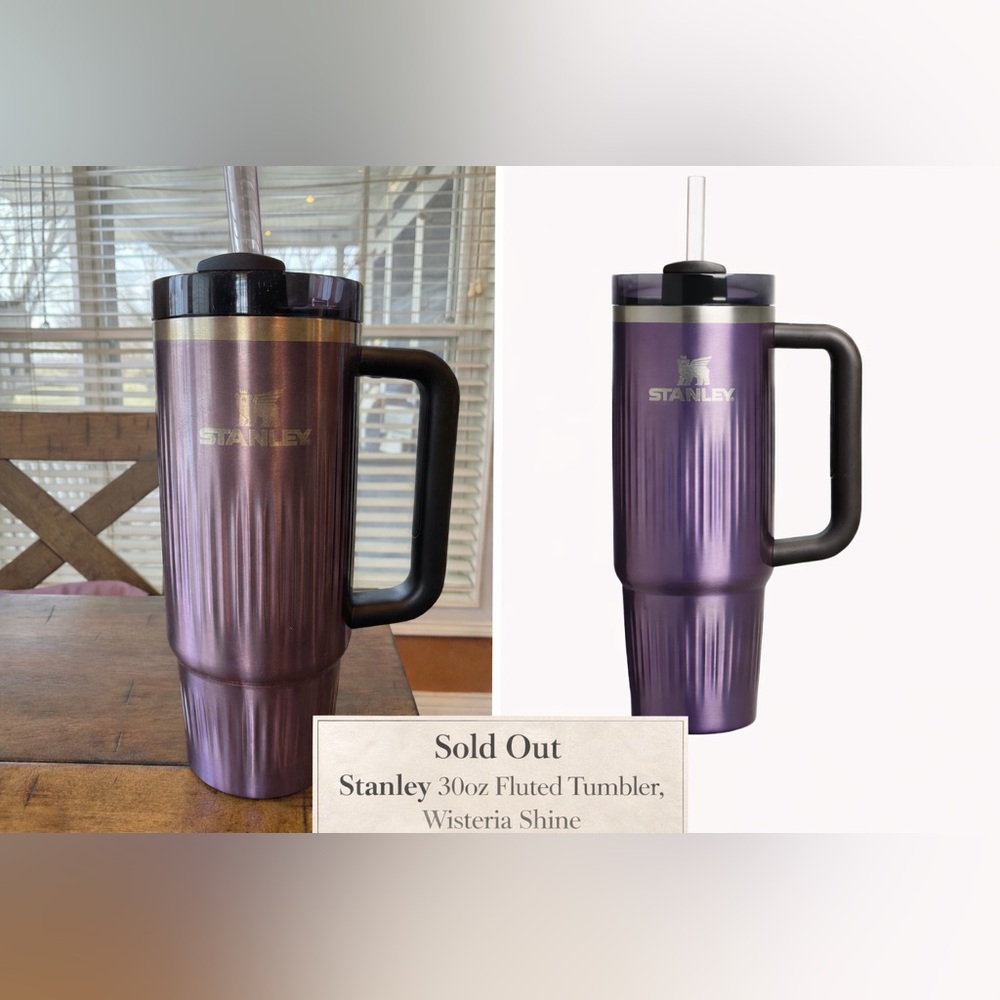 Stanley 30 oz Fluted Tumbler Wisteria Shine Purple | Sold Out | Limited Edition